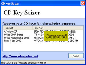윈도우의 CD Key를 알아보자!
