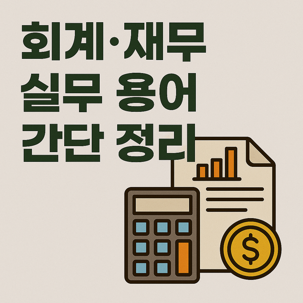 회계·재무 실무 용어 간단 정리 (재무제표, 매출, 원가, 영업이익, 판관비, 순이익, EBITDA, 감가상각, 현금흐름표)
