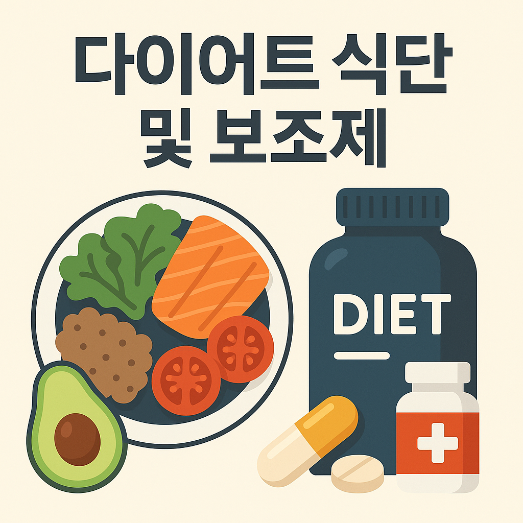 현명한 다이어트를 위한 식단 및 보조제 가이드
