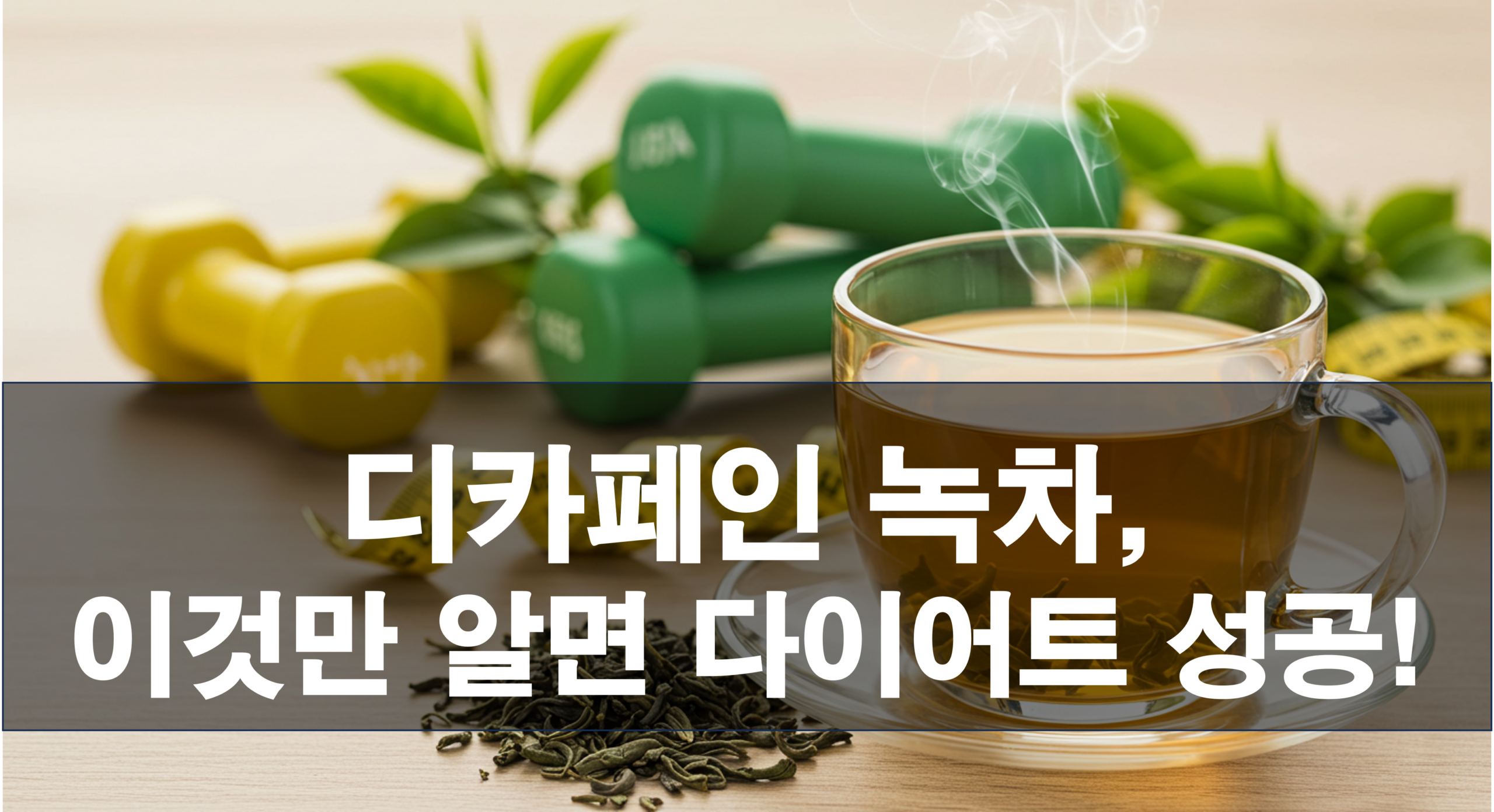 디카페인 녹차, 이것만 알면 다이어트 성공! 효능부터 고르는 법까지
