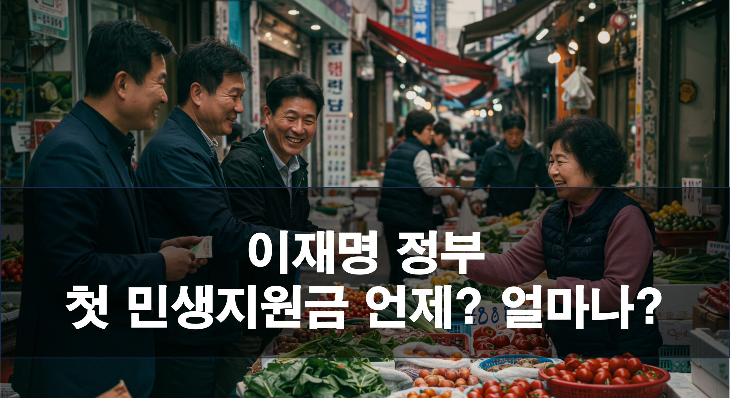 이재명 정부 추경 첫 민생지원금 언제 얼마나 받을까?