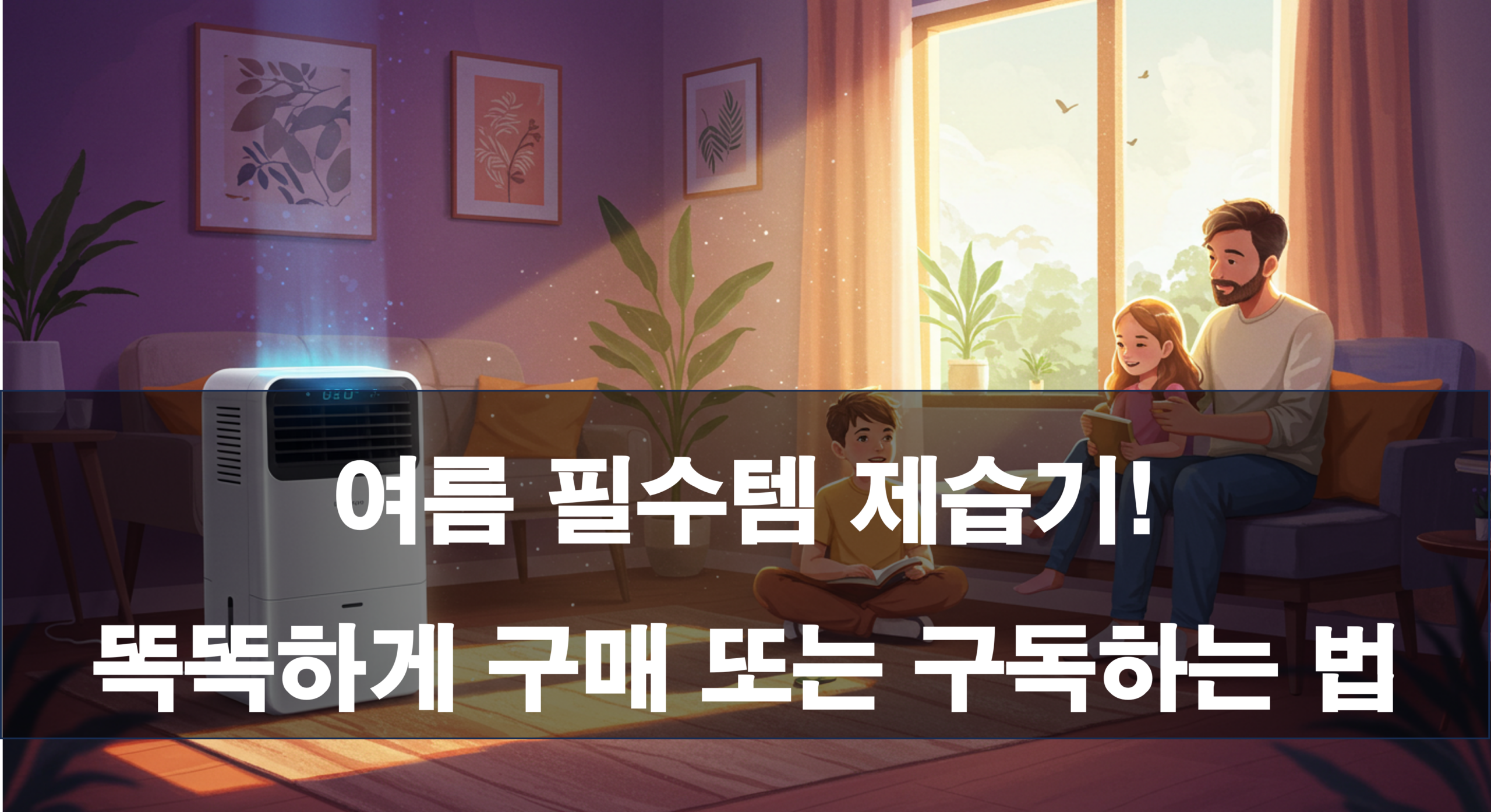 여름 필수템 제습기! 똑똑하게 구매 또는 구독하는 법